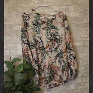 Floral Print Women's Top